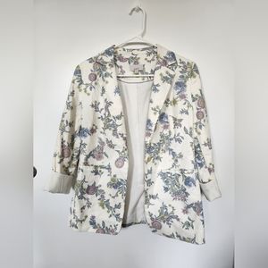 Floral blazer